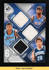 2009-10 SP Game Used 6 Star Swatches 53/99 Robert Swift Jason Thompson 0qo1
