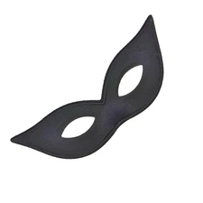 Black Eye Harlequin  Masquerade Venetian Eye Mask Adult Accessory One Size