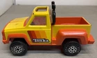 Tonka Pickup Truck Pressed Steel Yellow Orange Black Vintage Toy Model