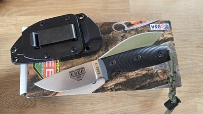 Messer Esee Model 3 S35VN, G10 3D Griffschalen USA inkl. Scheide