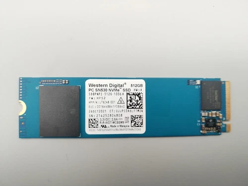 SSD PCIe NVMe 2280 512GB WD SN530 M.2 GARANZIA 3 MESI  L76248-00 WESTERN DIGITAL