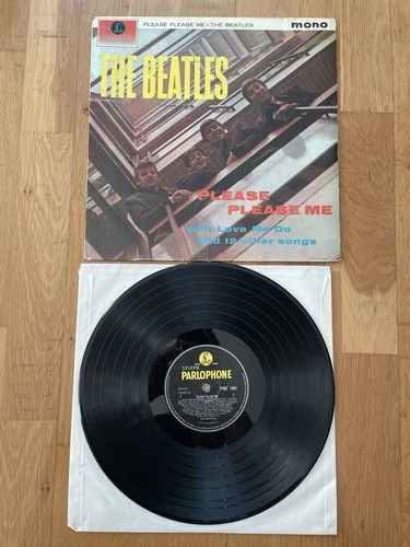 The Beatles Please Please Me - 2nd UK Mono Pressing Vinyl LP Parlophone PMC 1202
