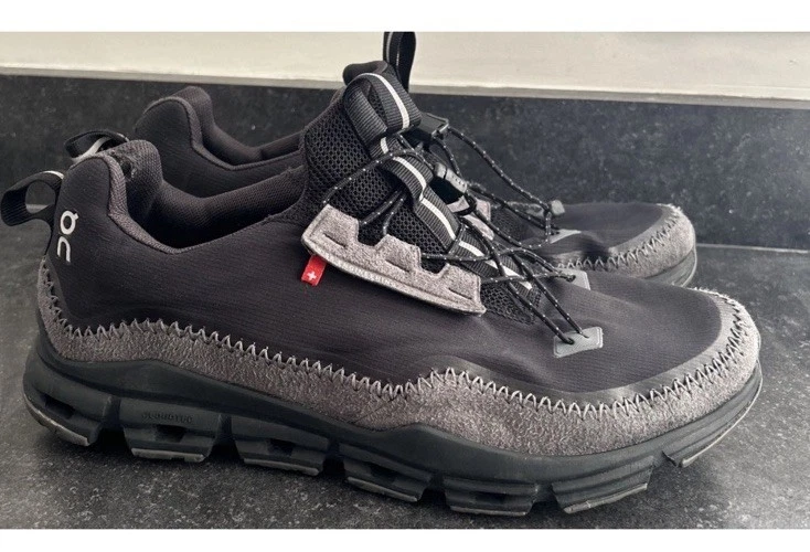 On Cloud Cloudaway Shoes Men 9.5 Black Gray Running Athletic 4999134 Waterproof ON Cloudaway Black Rock for sale | eBay main image 4