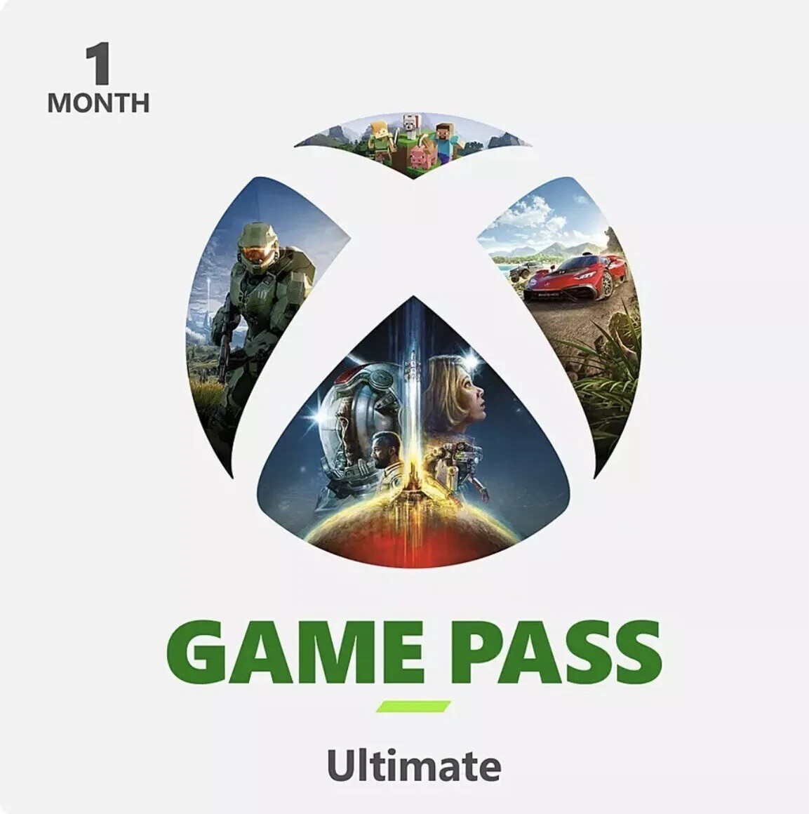  Xbox Game Pass Ultimate 1 Month Membership New Look at description TRIAL 