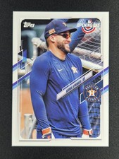George Springer 2021 Topps Opening Day Image Variation SP SSP #196 ASTROS