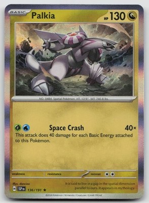 Palkia Rare SV08: Surging Sparks 136/191 Holo NM