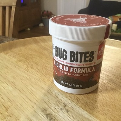 Fluval Bug Bites Cichlid Formula Granules 1.6 oz New Sealed Free Ship