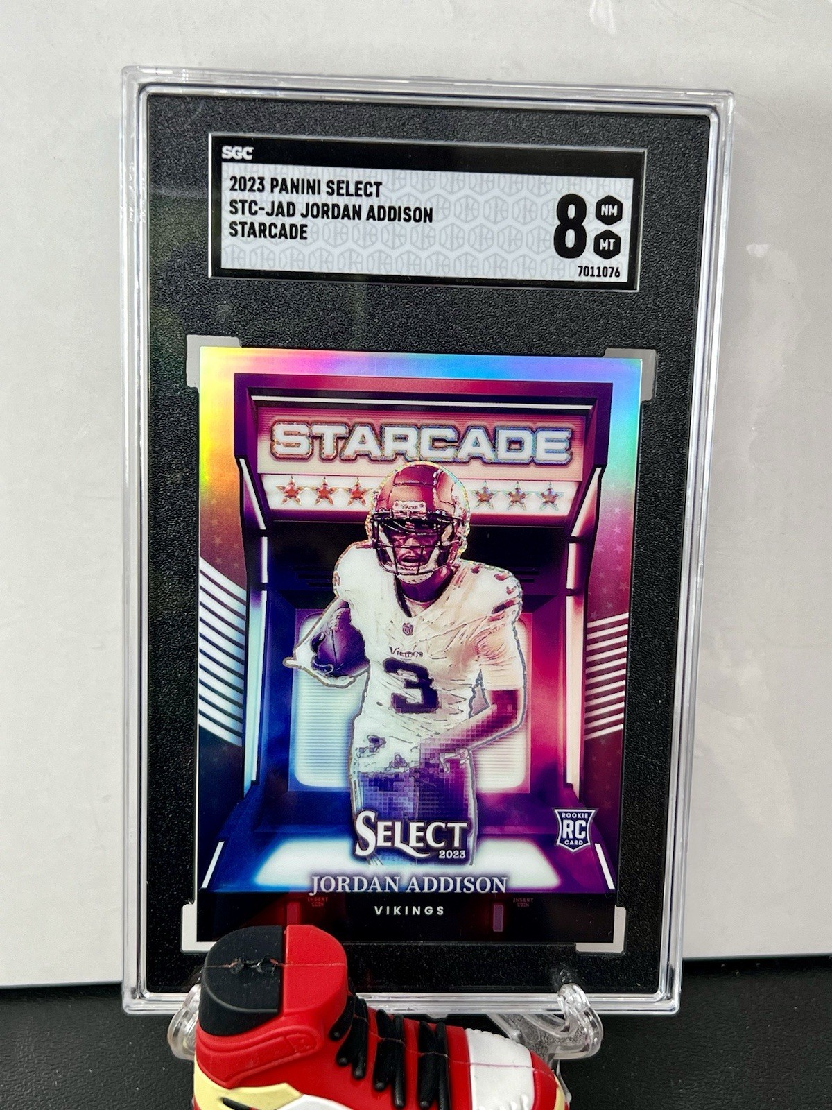2023 select jordan addison Starcade POP 1 SSP CASE HIT Rookie RC 💥💥Vikings