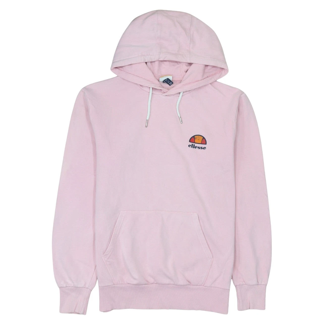 Womens UK Size L ellesse Pink Pullover Hoodie