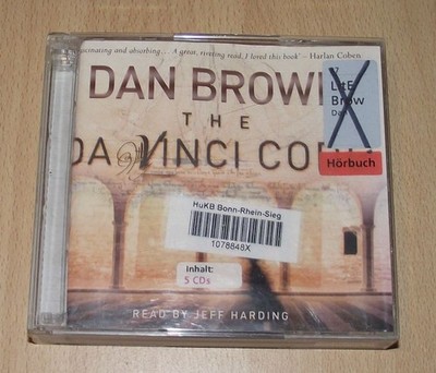 The Da Vinci Code von Dan Brown, Hörbuch 5 CDs, 2004, englisch