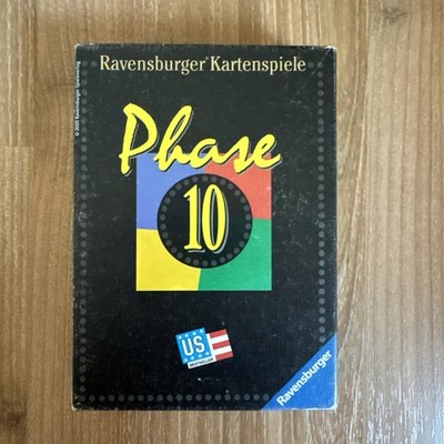 Phase 10 Kartenspiel Ravensburger 2005 | US Bestseller | Komplett 