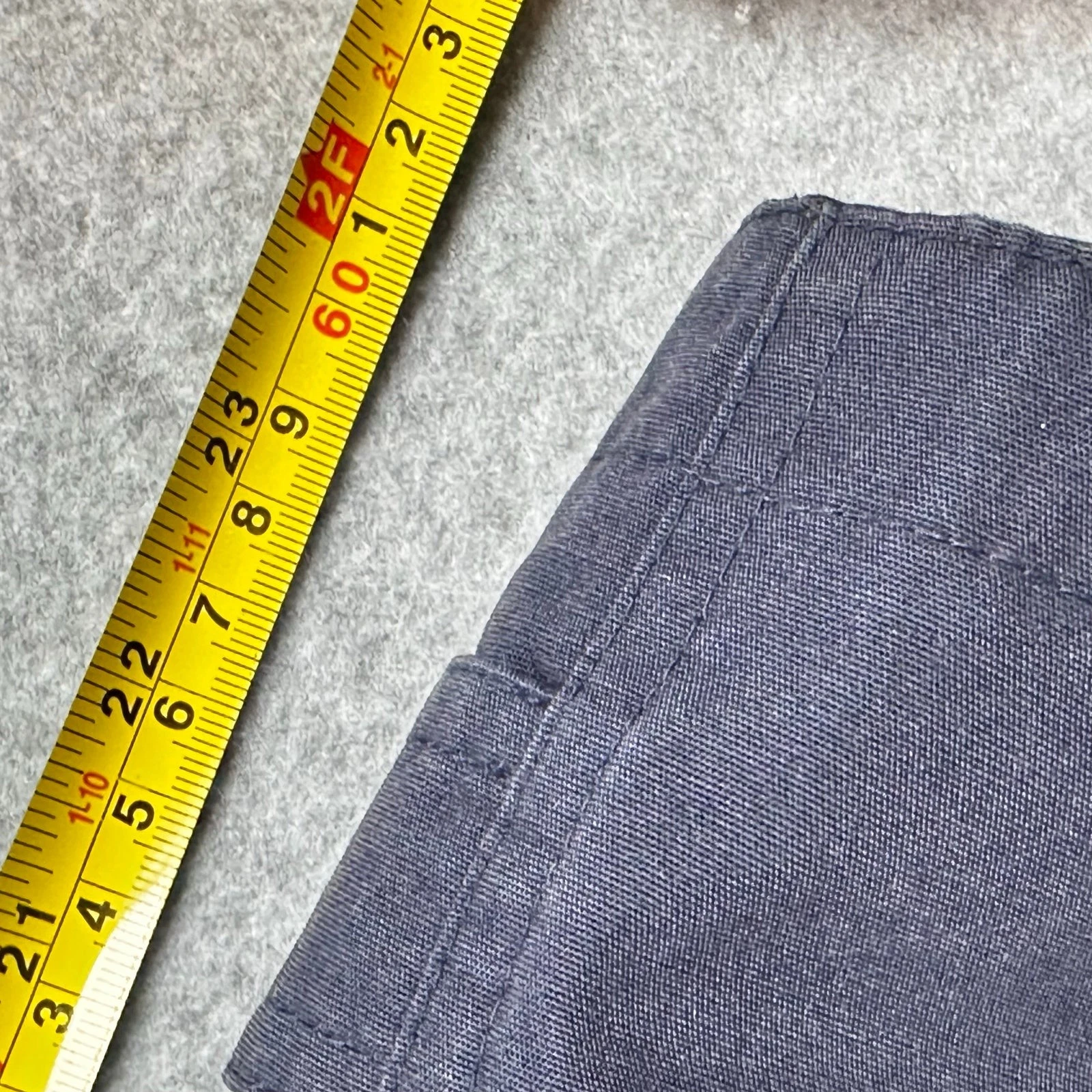 London Fog Men's Slate Blue Gray Hooded Coat Quilted Lining M EUC - product detail image 14