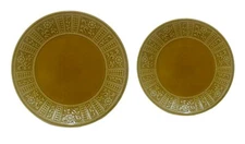 pair ceramic plates laveno antonia campo x richard ginori daisy