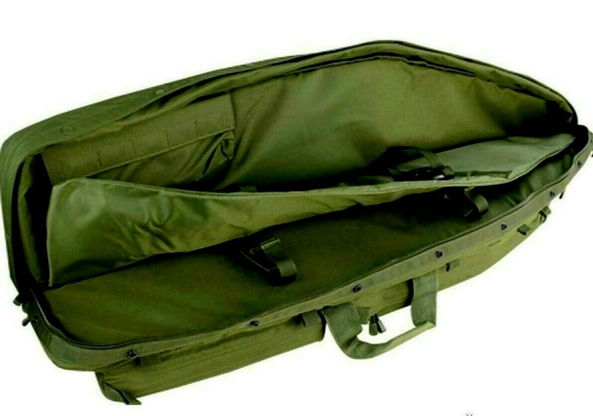 VISM Double Rifle Drag Bag 45" Rifle Range Case Shooting Hunting