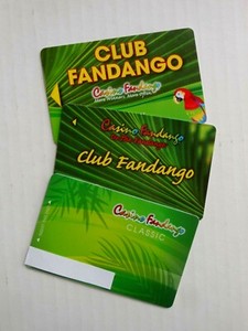 (3) DIFFERENT CASINO PLAYERS SLOT CARDS "CASINO FANDANGO" CARSON CITY, NEVADA