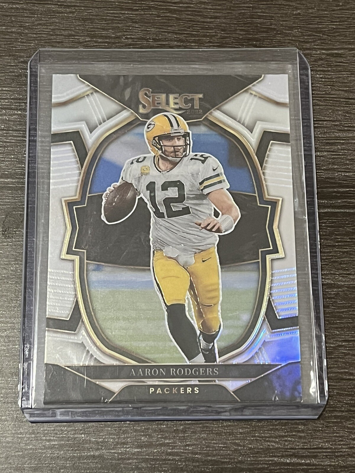 2022 Panini Select #55 Aaron Rodgers Concourse Silver Prizm Packers