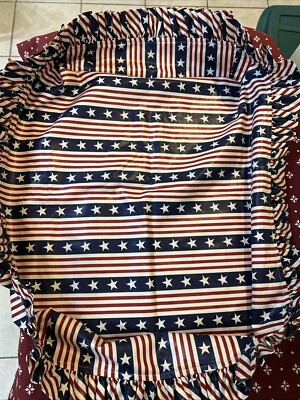 Longaberger Hostess Serving Tray AA Liner Stars Spangled Stripes Stand Up