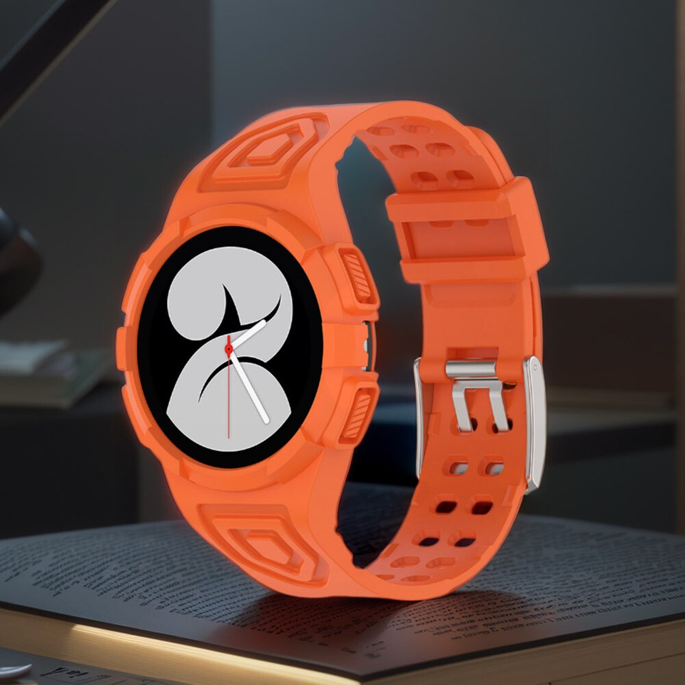 TPU Integrated Case + Band Clear Bracelet Strap for Galaxy Watch FE/6/5