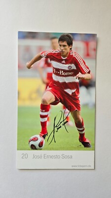 Jose Ernesto Sa, Argentinien, Bayern München, original Autogramm