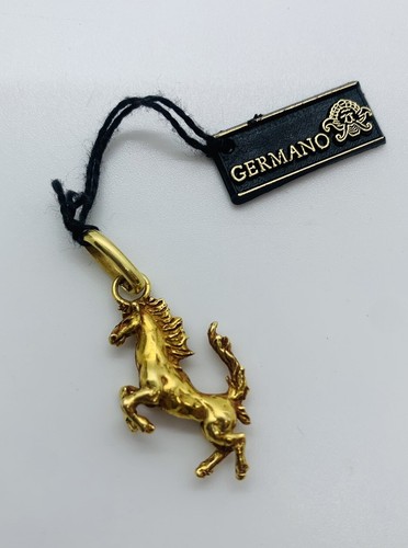 Ciondolo pendente Scultura Germano Gioielli Oro 18 kt Cera Persa Made In Italy - Picture 2 of 5