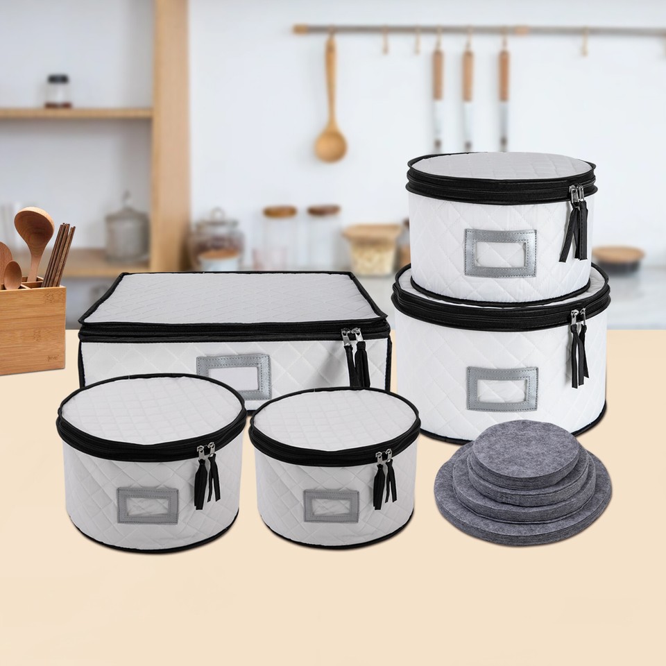 China Storage Containers with Lid , Dinnerware Storage Box for Dishes