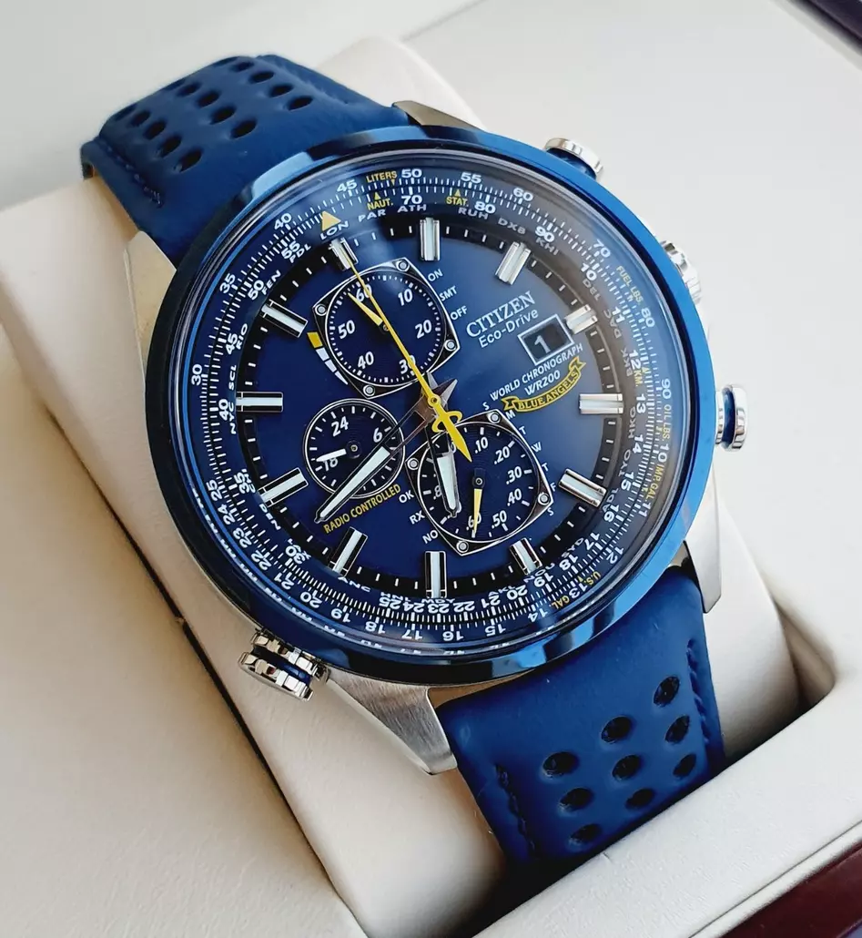 Citizen Blue Angels A-T Eco-Drive Radio Controlled AT8020-03L