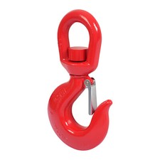 Heavy Duty Locking Swivel Hook 15 Ton Alloy Steel 360?? Safety Latch Rigging