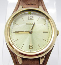 Women Relic Quartz WR Analog 32mm Dial Causal Round Watch G192 ZR12187