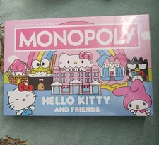 Sanrio Hello Kitty & Friends Monopoly Board Game Pink