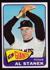 1965 TOPPS AL STANEK CARD NO:302 NEAR MINT CONDITION