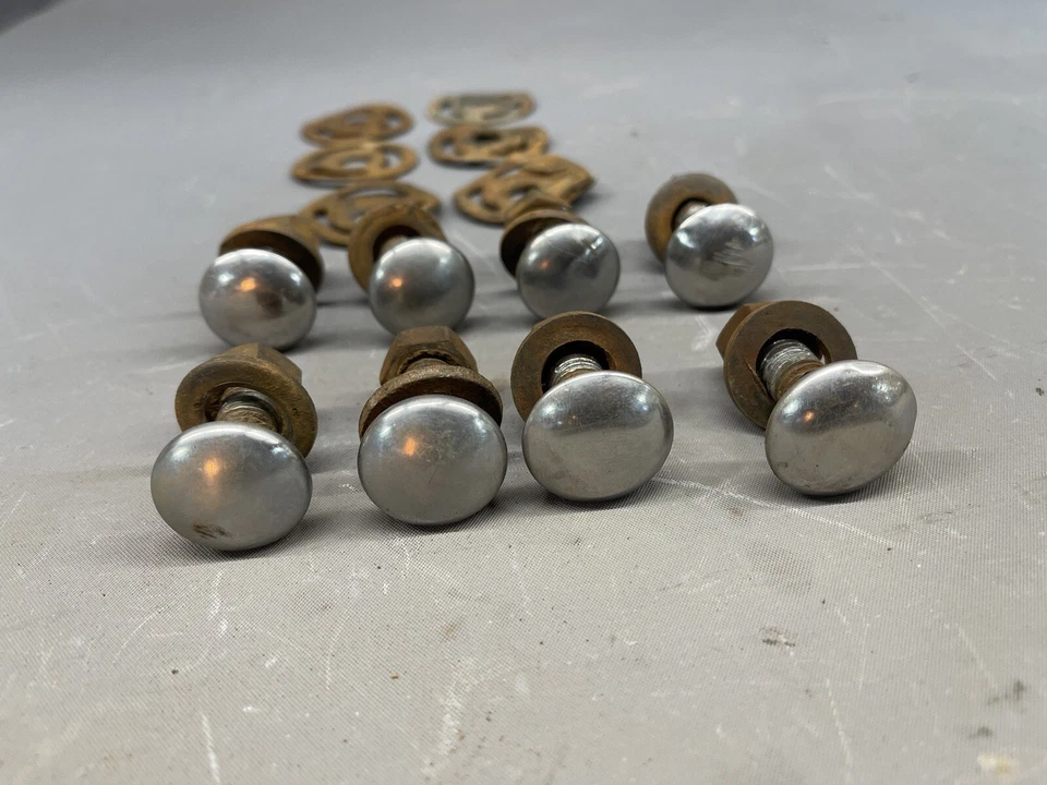 1966-1972 Ford Fairlane Galaxie Front Bumper Bolts Anti-Squeak Washers Torino OE - Image 2 of 4