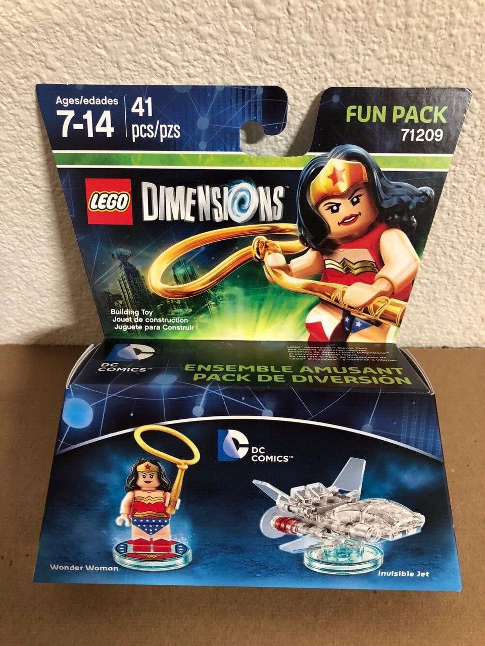 Lego Dimensions Wonder Woman & Invisible Jet Fun Pack 71209 DC Comics BRAND NEW