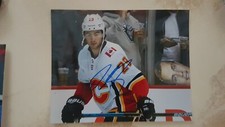Dillon Dube Signed Autographed Calgary Flames 8x10 Photo COA