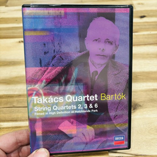 DVD Set Takacs Quartet Bartok String Quartets 2, 3 & 6 Decca Fast Shipping...