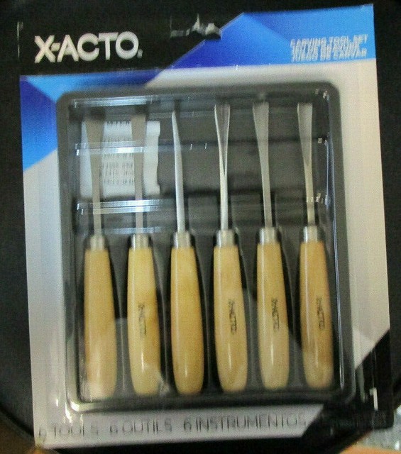 XACTO CARVING TOOL SET 6 TOOLS eBay