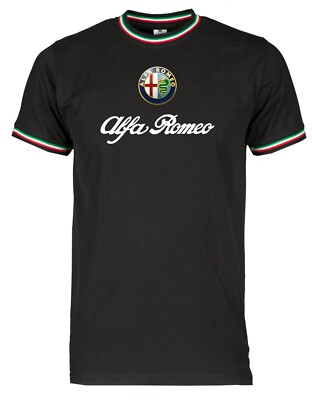T-Shirt ALFA ROMEO Tricolore   S-XXXL  italien spider