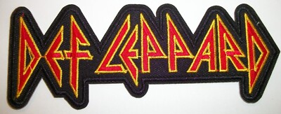 Def Leppard~Embroidered Patch~5 5/8'' x 2 1/8''~Iron Sew On