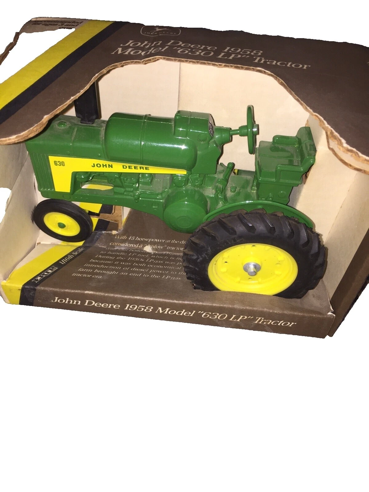 John Deere 1958 Tractor año del vehículo vehículos de granja Diecast contemporáneos de fabricación