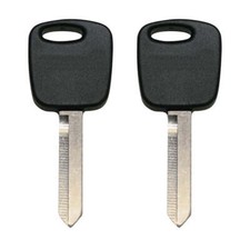 Uncut Blank Chipped Transponder Key Replacement For Ford 4c Chip H73-pt 2 Pack