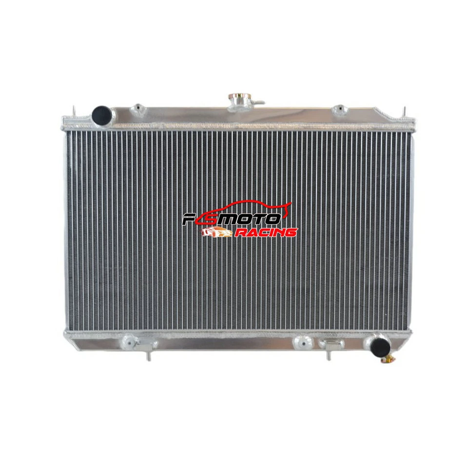 Radiador de aluminio + ventiladores para Nissan Máxima 2000-2003 / Infiniti I35 I35 2002-2004 Foto 2 de 4