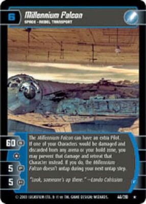STAR WARS TCG WOTC EMPIRE STRIKES BACK MILLENNIUM FALCON (F) 46