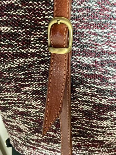 Borsa a mano vintage in pelle marrone marrone scuro DR Pelletterie Firenze borsa italiana tracolla - Foto 2 di 19