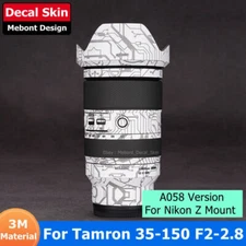 For Tamron 35-150mm F2-2.8 A058 For Nikon Z Decal Skin Sticker Vinyl Wrap Film