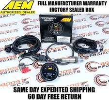 AEM X-Series Wideband Gauge 52mm 2 1/16" O2 UEGO Air Fuel AFR Controller 30-0300