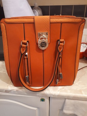 orange handbag