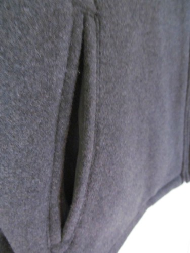 NWT Men's Covington Grey Wool Heavy Winter zip up Coat stylish Size S - Picture 4 of 8