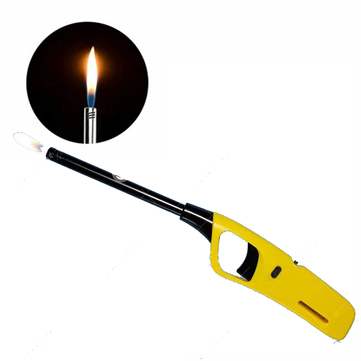 1 2 10x Gas Cooker BBQ Camping Fire Lighter Refillable Candle
