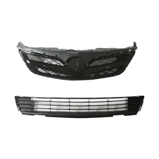 Fit For Toyota Corolla 2011-2013 Front Bumper Grille Set Upper & Lower Assembly