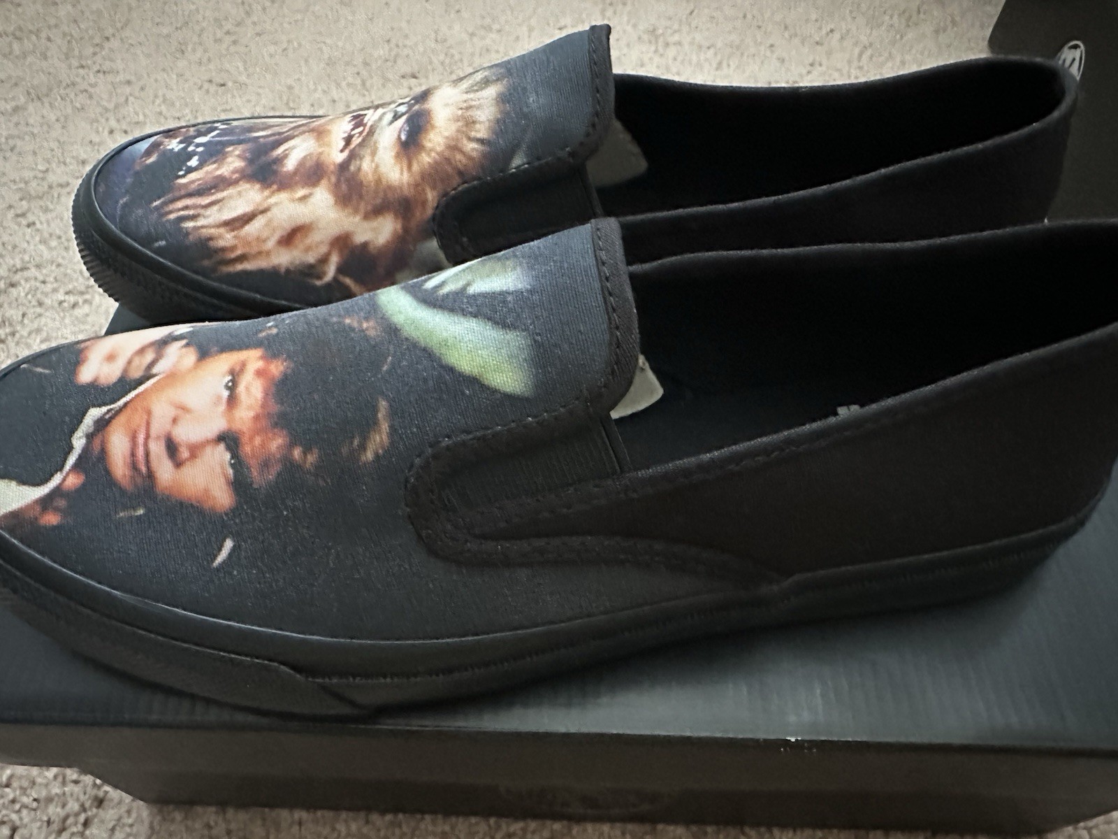SAOLA NUOVE scarpe Sperry Star Wars Cloud slip on Han Solo & Chewy nuove con scatola da uomo taglia 10 5