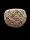 Vintage Signed SETA Sterling Silver 925 Dome Ring